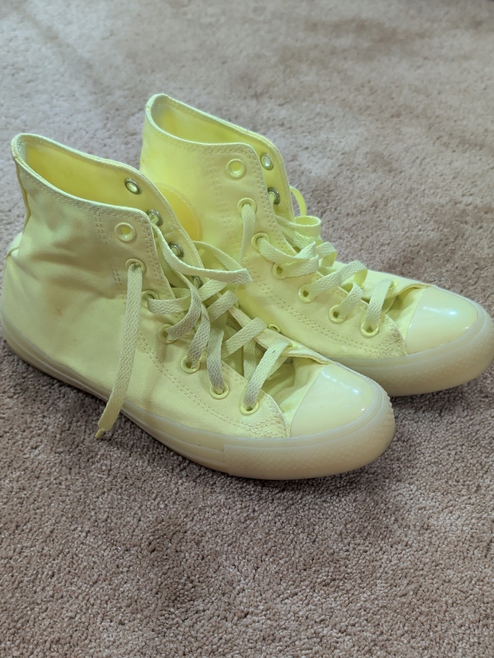 Converse Chuck Taylor Neon Yellow Shoes